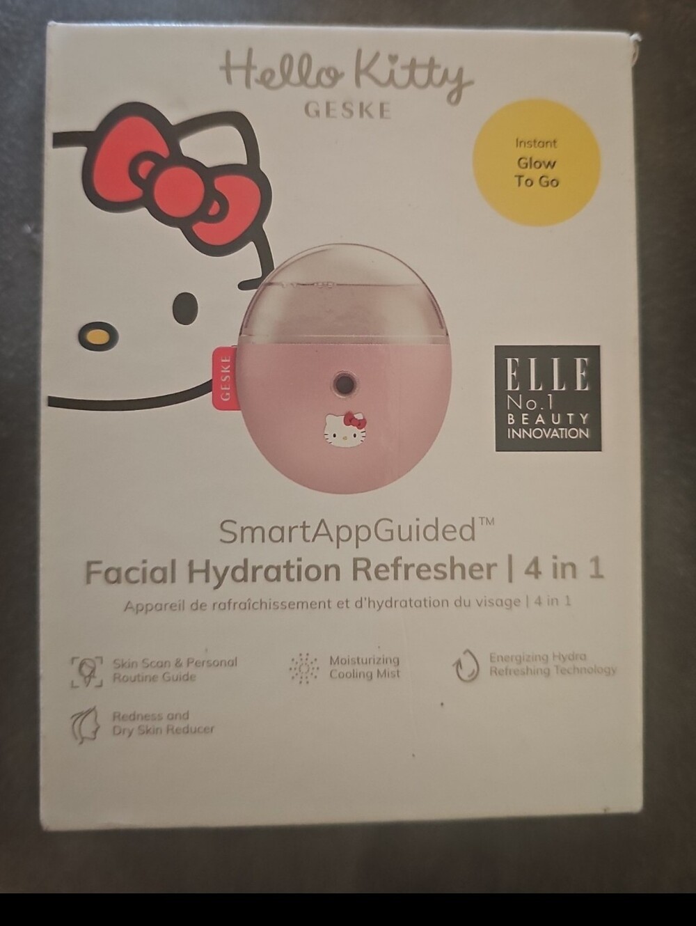 Hello Kitty, GESKE, SmartAppGuided, Facial Hydration Refresher 4 in 1, NIB / New